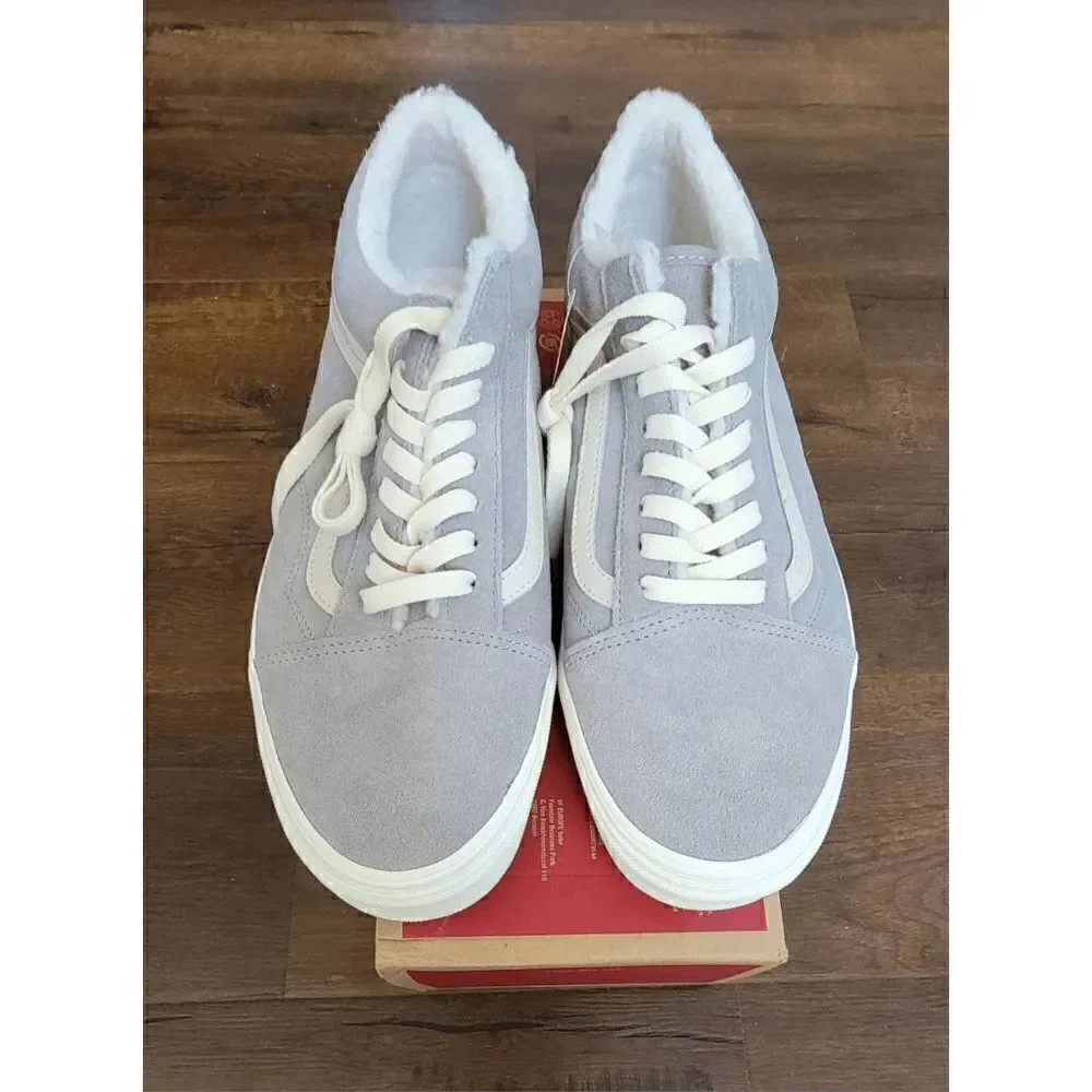 vans old skool cozy hug drizzle/mashmal women size 8.5